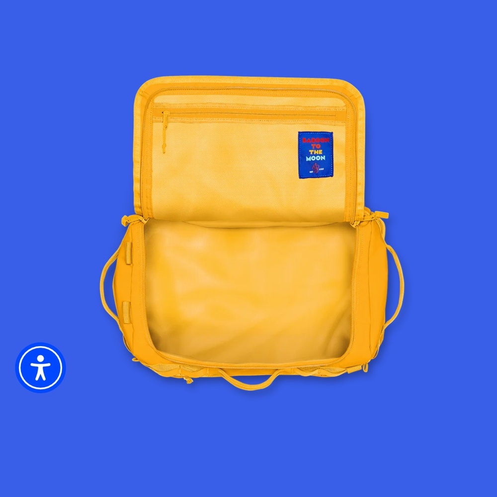 BABOON TO THE MOON Go-Bag [Basic] — Mini (32L) Yellow NEW - Picture 4 of 14